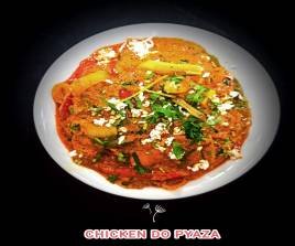 chicken do pyaza